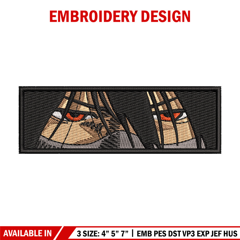 Mugetsu Eyes embroidery design, Bleach embroidery, Anime design, Embroidery shirt, Embroidery file, Digital download.jpg