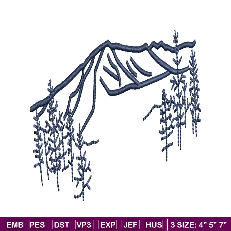 Mountain embroidery design, Mountain embroidery, Mountain design, embroidery file, logo shirt, Digital download..jpg