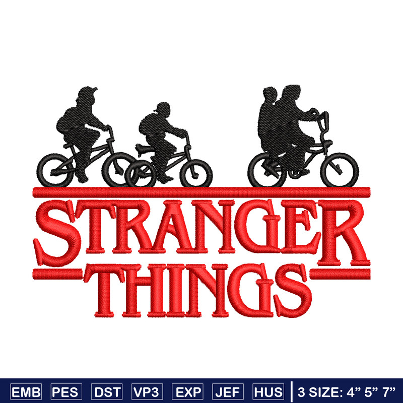 Stranger Things logo embroidery design, logo embroidery, logo design, logo shirt, Embroidery shirt, Instant download.jpg