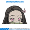 Nezuko cute embroidery design, Nezuko embroidery, Embroidery shirt, Embroidery file, Anime design, Digital download.jpg