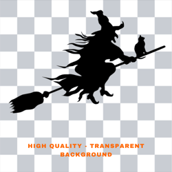 halloween silhouette - transparent background - high quality - commercial use - digital download