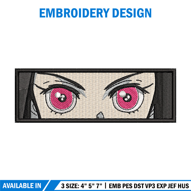 Nezuko eyes embroidery design, Neuzko embroidery, Anime design, Embroidery shirt, Embroidery file, Digital download.jpg