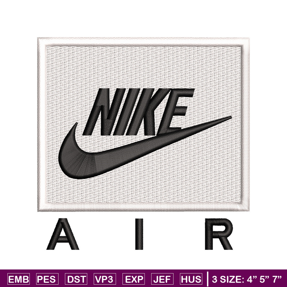 Nike Air embroidery design, Nike Air embroidery, Nike design, embroidery file, logo shirt, Digital download..jpg