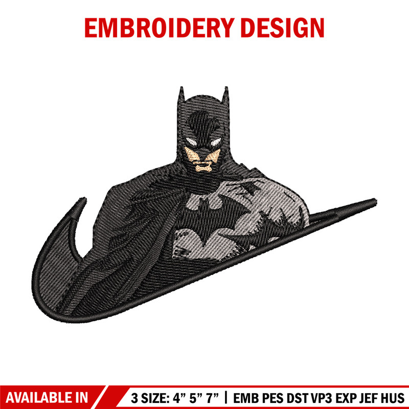 Nike batman embroidery design, Batman embroidery, Nike design, Embroidery shirt, Embroidery file, Digital download.jpg