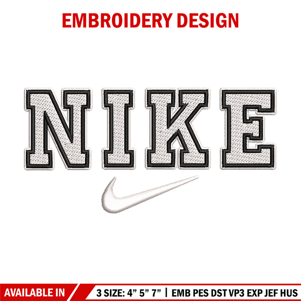 Nike black white embroidery design, Nike embroidery, Nike design,Embroidery file,Embroidery shirt,Digital download.jpg