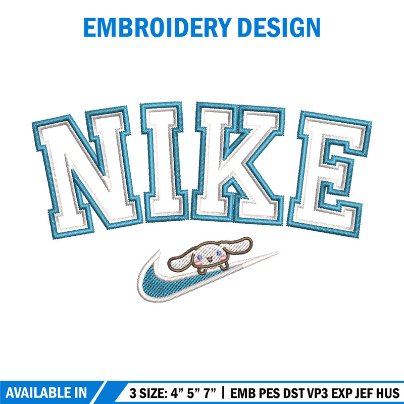 Nike bunny cute embroidery design, Bunny embroidery, Nike design,Embroidery shirt, Embroidery file, Digital download.jpg