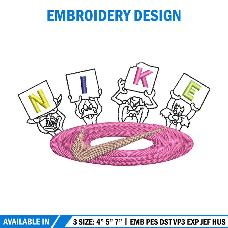 Nike cartoon embroidery design, Cartoon embroidery, Nike design, Embroidery shirt, Embroidery file, Digital download.jpg