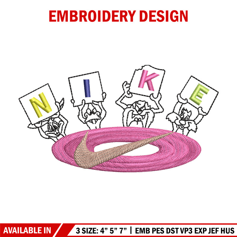 Nike cartoon embroidery design, Cartoon embroidery, Nike design, Embroidery shirt, Embroidery file, Digital download.jpg