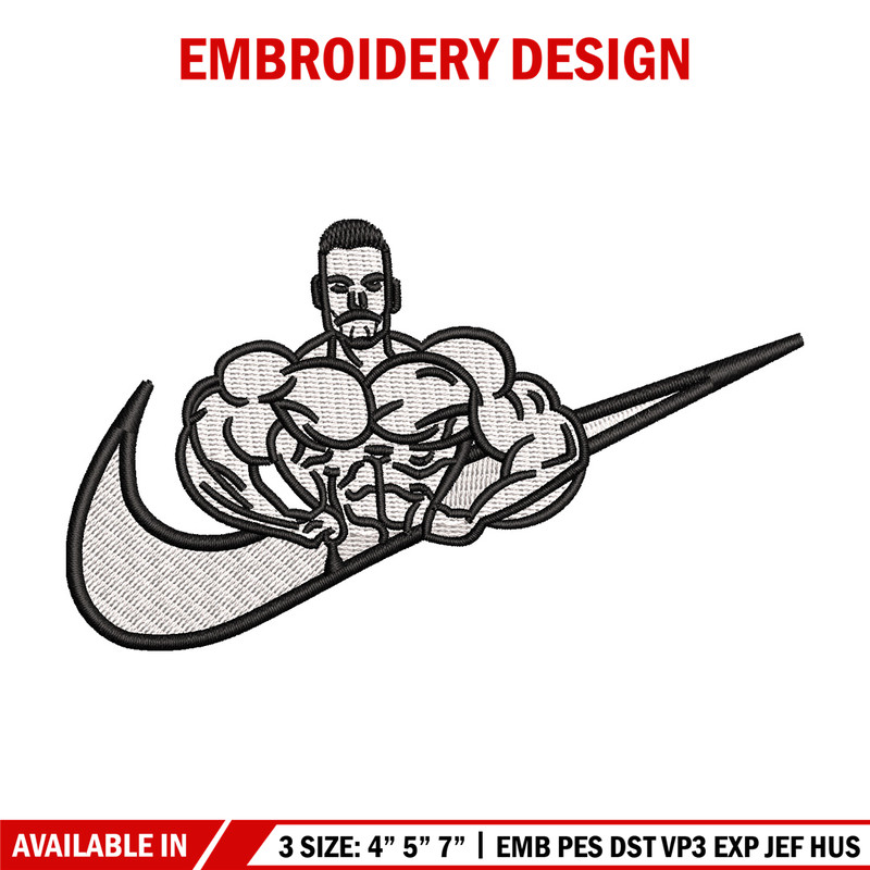 Nike chris embroidery design, Chris Bumstead embroidery, Nike design, Embroidery shirt, Embroidery file,Digital download.jpg