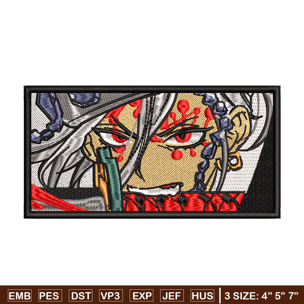 Tengen Uzui embroidery design, Kimetsu no Yaiba embroidery, embroidery file, anime design, anime shirt, Digital download.jpg