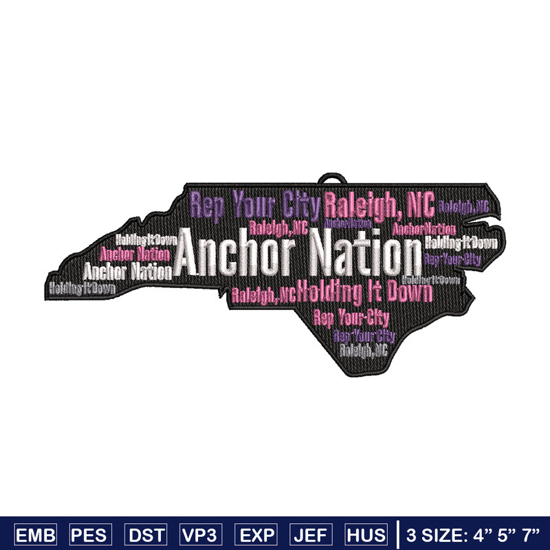 The Anchor Nation Logo embroidery design, logo embroidery, logo design, Embroidery file, logo shirt, Instant download..jpg