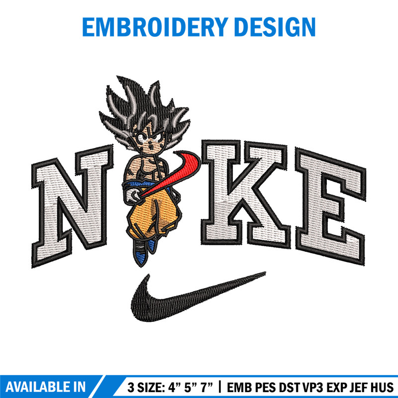 Nike goku embroidery design, Dragonball embroidery, Nike design, Embroidery shirt, Embroidery file, Digital download.jpg