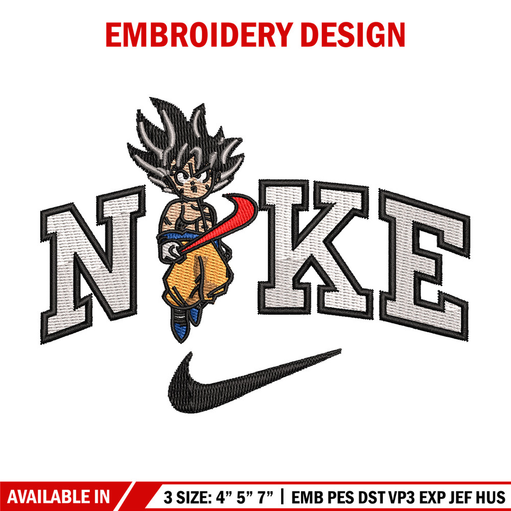 Nike goku embroidery design, Dragonball embroidery, Nike design, Embroidery shirt, Embroidery file, Digital download.jpg