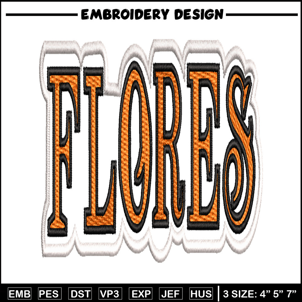 Orange Flores embroidery design, Orange Flores embroidery, logo design, embroidery file, logo shirt, Digital download..jpg
