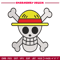 One piece Luffy Logo embroidery design, One piece embroidery, anime design, embroidery file, Digital download..jpg