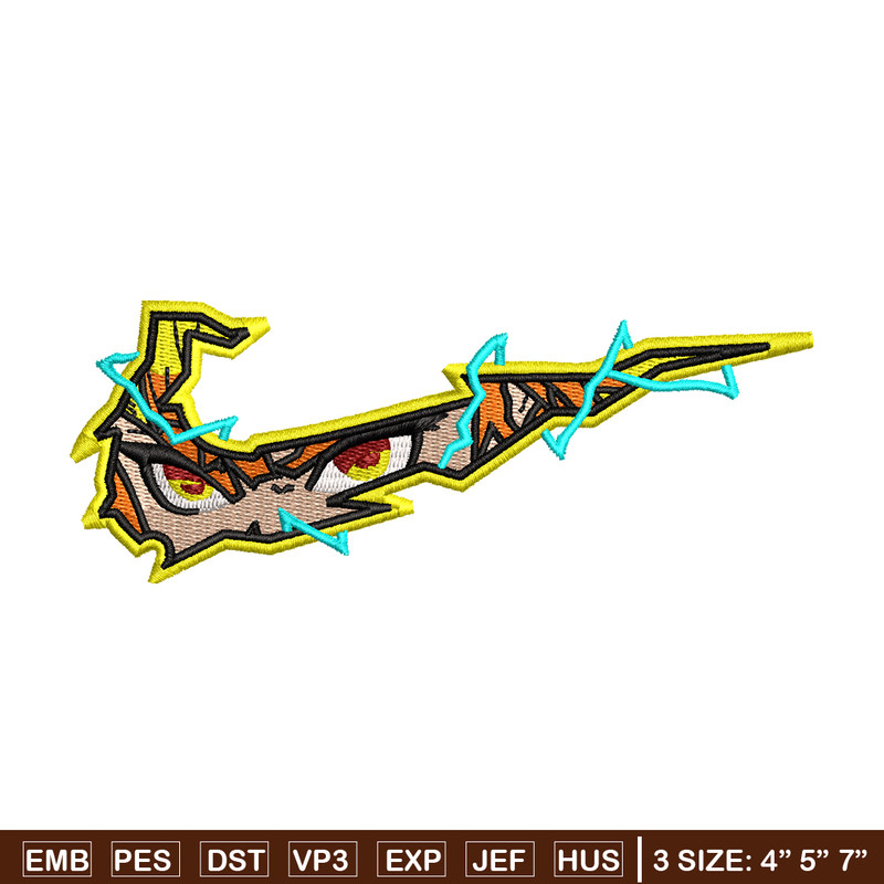 Zenitsu eyes Nike embroidery design, Kimetsu no Yaiba embroidery, embroidery file, anime design, Digital download.jpg