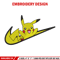 Nike Pikachu embroidery design, Pokemon embroidery, Nike design, anime design, anime shirt, Digital download.jpg