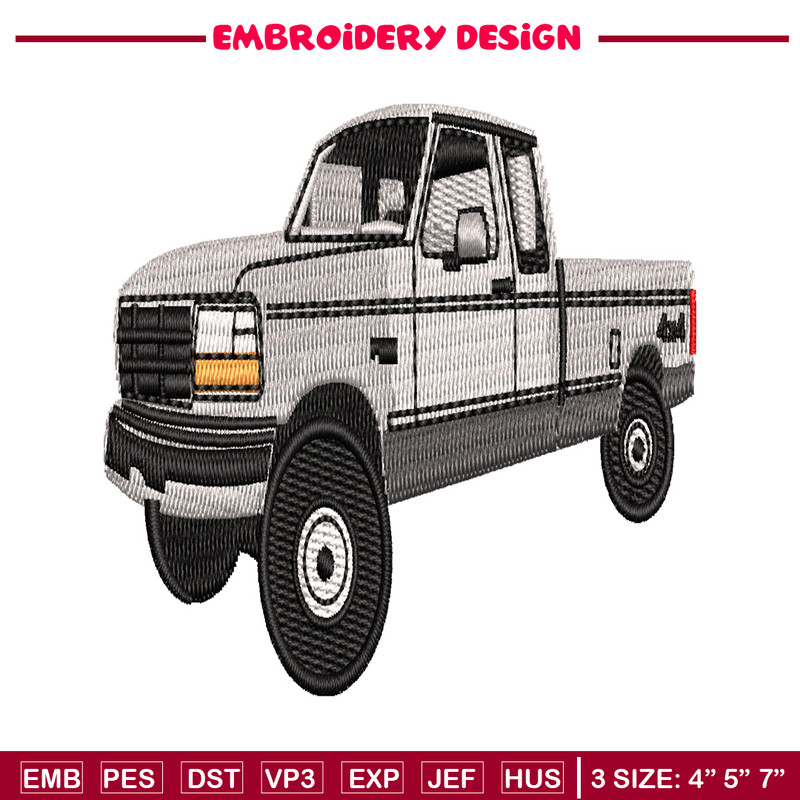 Pickup Truck embroidery design, Pickup Truck embroidery, embroidery file, car design, logo shirt, Digital download..jpg