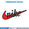 Nike red logo embroidery design, Nike embroidery, Nike design, Embroidery file,Embroidery shirt, Digital download.jpg