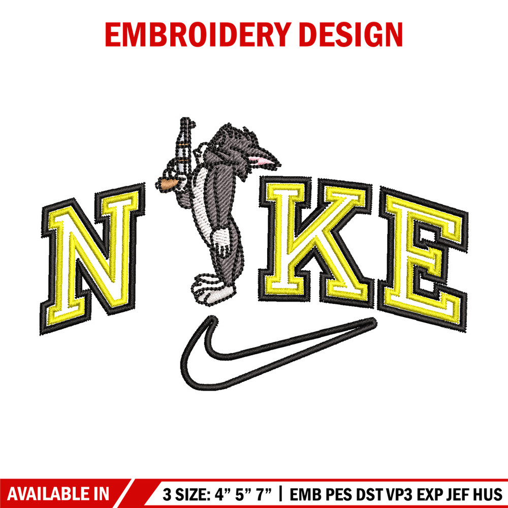Nike tom gun embroidery design, Tom and jerry embroidery, Nike design,Embroidery file,Embroidery shirt,Digital download.jpg