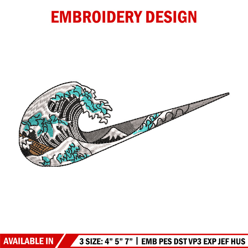 Nike water logo embroidery design, Logo embroidery, Nike design, Embroidery file, logo shirt, Instant download.jpg