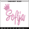 Sofia Logo embroidery design, Sofia Logo embroidery, logo design, embroidery file, logo shirt, Digital download..jpg