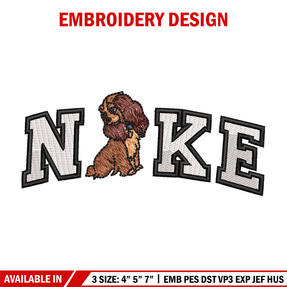 Nike x cute dog embroidery design, Dog embroidery, Nike design, Embroidery shirt, Embroidery file, Digital download.jpg