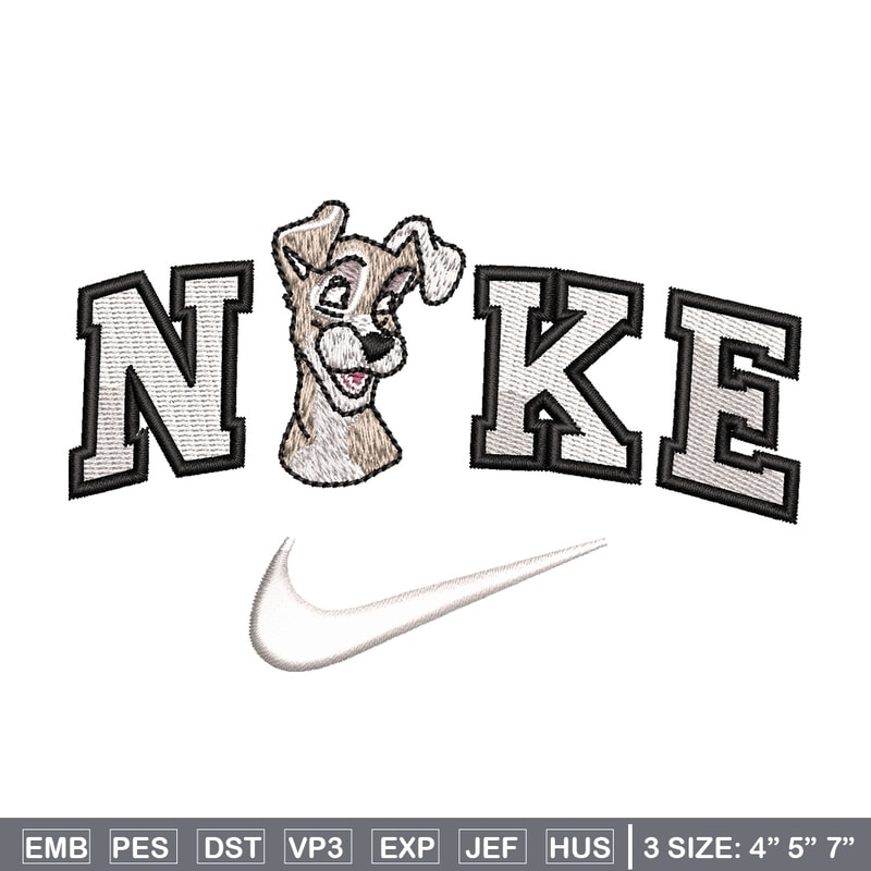 Nike white dog embroidery design, Dog embroidery, Nike design, Embroidery shirt, Embroidery file, Digital download.jpg