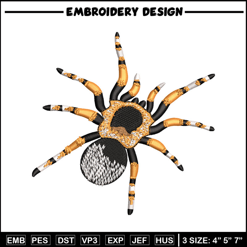 Spaider embroidery design, Spaider embroidery, animal design, embroidery file, animal shirt, Digital download..jpg