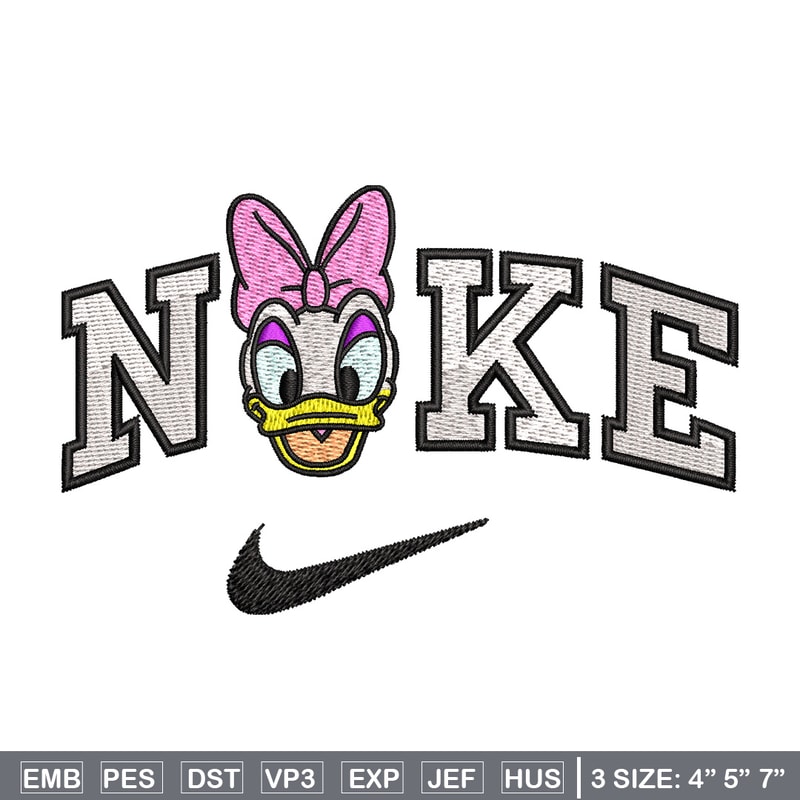 Nike x daisy embroidery design, Daisy embroidery, Nike design, Embroidery shirt, Embroidery file, Digital download.jpg