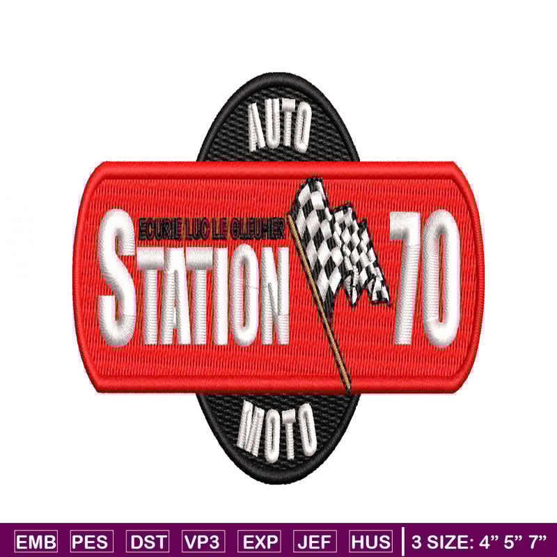 Station 70 embroidery design, Station 70 embroidery, embroidery file, logo design, logo shirt, Digital download..jpg