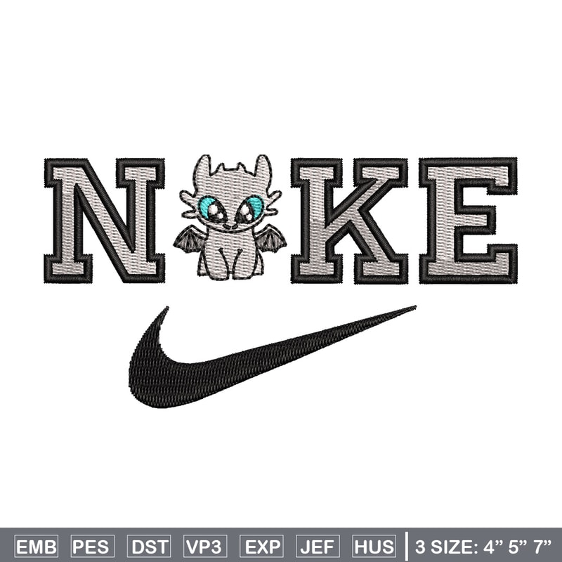 Nike x dragon black embroidery design, Dragon embroidery, Nike design,Embroidery shirt,Embroidery file, Digital download.jpg