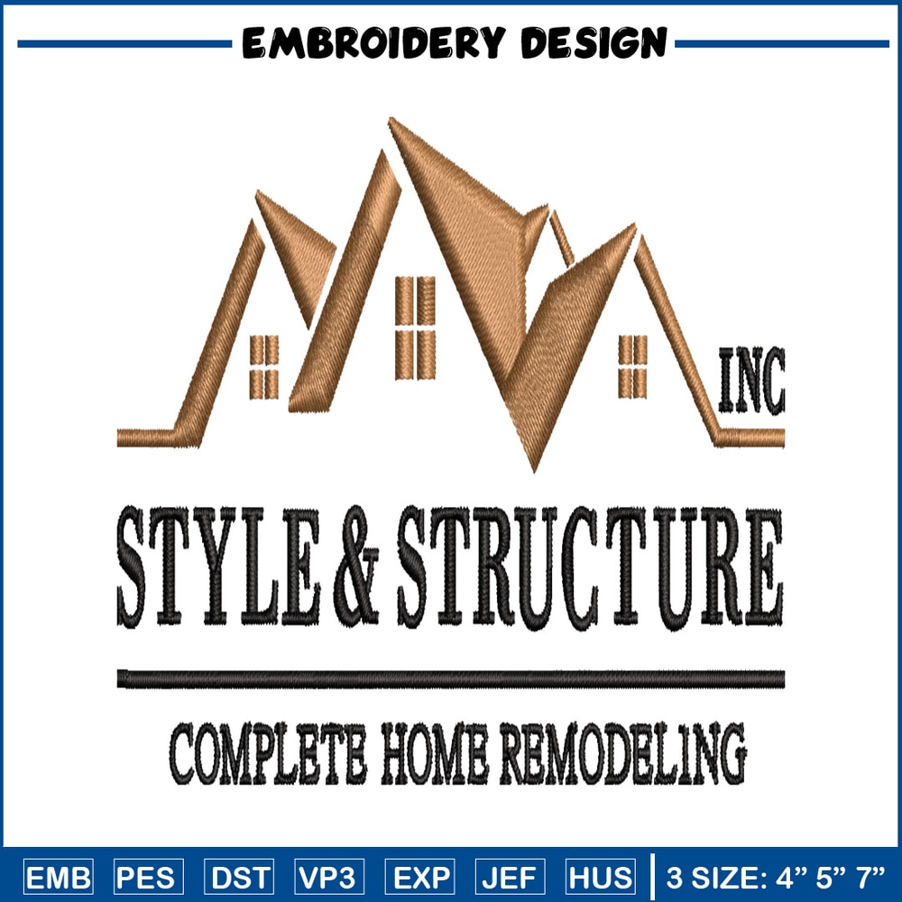 Style & Structure embroidery design, Style & Structure embroidery, logo design, embroidery file, Digital download..jpg
