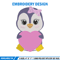 Penguin love embroidery design, Penguin embroidery, Embroidery file, Embroidery shirt, Emb design, Digital download.jpg