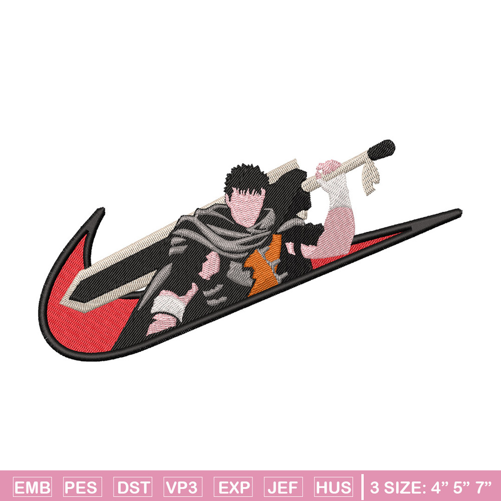 Nike x guts embroidery design, Berserk embroidery, Nike design, Embroidery shirt, Embroidery file, Digital download.jpg