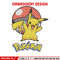 Pikachu embroidery design, Pokemon embroidery, Anime design, Embroidery shirt, Embroidery file, Digital download (2).jpg