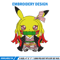 Pikachu Nezuko Demon embroidery design, Pokemon embroidery, logo design, anime design, anime shirt, Digital download.jpg