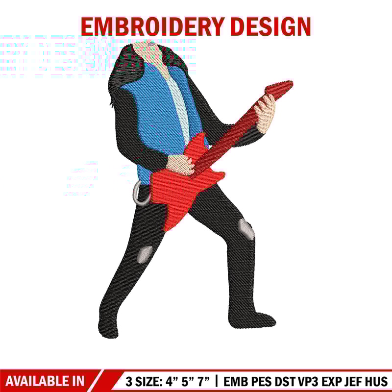 Player guitar embroidery design, Player guitar embroidery, logo design, Embroidery shirt, logo shirt, Instant download.jpg