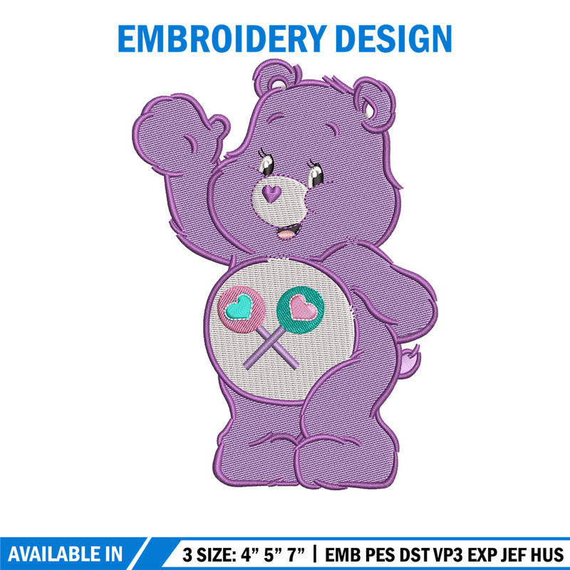 Purple bear embroidery design, Bear embroidery, Emb design, Embroidery shirt, Embroidery file, Digital download.jpg