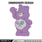Purple bear embroidery design, Bear embroidery, Emb design, Embroidery shirt, Embroidery file, Digital download.jpg