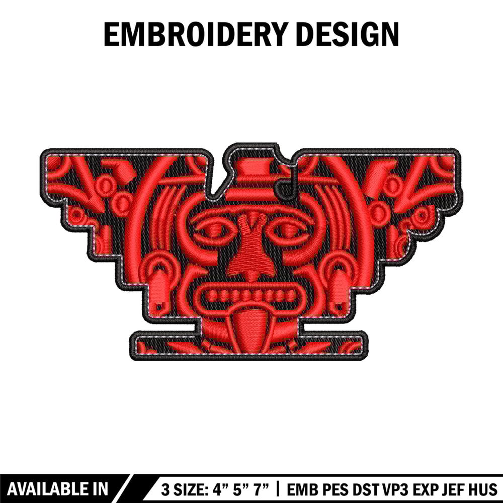 Red face logo embroidery design, Red face logo embroidery, logo design, logo shirt, Embroidery shirt, Instant download.jpg