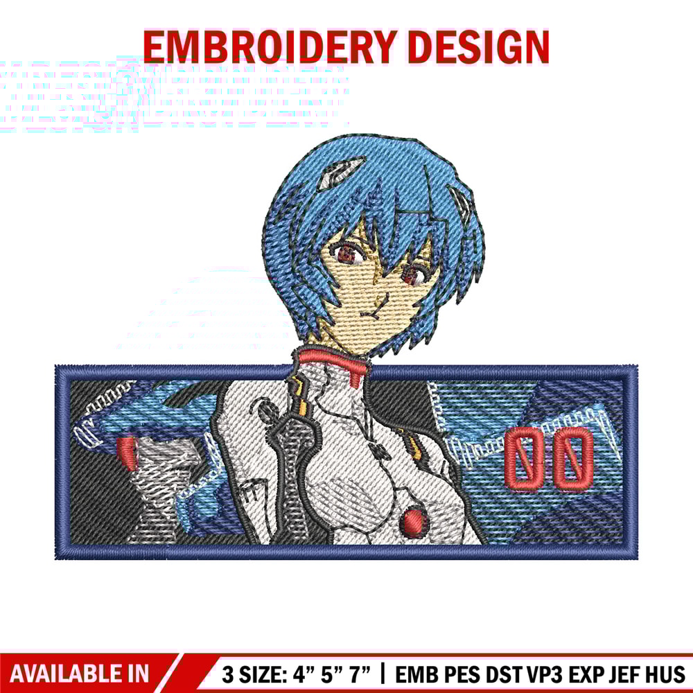 Rei box embroidery design, Shin Seiki embroidery, Embroidery shirt, Embroidery file,Anime design,Digital download.jpg