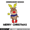 Reindeer embroidery design, Chrismas embroidery, Embroidery file, Embroidery shirt, Emb design,Digital download.jpg