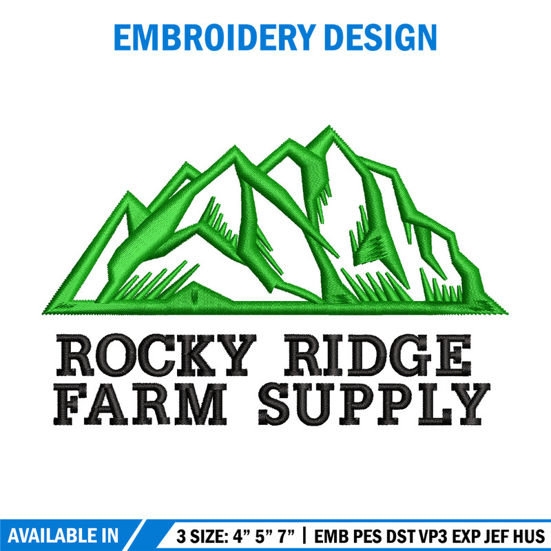 Rocky ridge embroidery design, Rocky ridge embroidery, Emb design, Embroidery shirt, Embroidery file, Digital download.jpg
