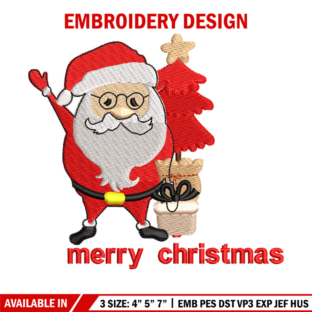 Satan red embroidery design, Chrismas embroidery, Embroidery file, Embroidery shirt, Emb design,Digital download.jpg