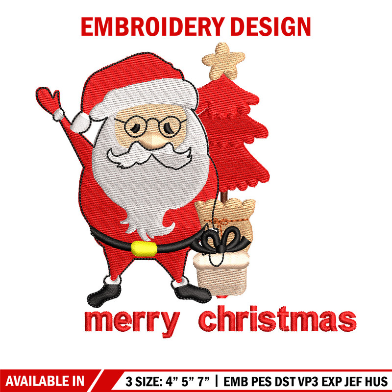 Satan red embroidery design, Chrismas embroidery, Embroidery file, Embroidery shirt, Emb design,Digital download.jpg