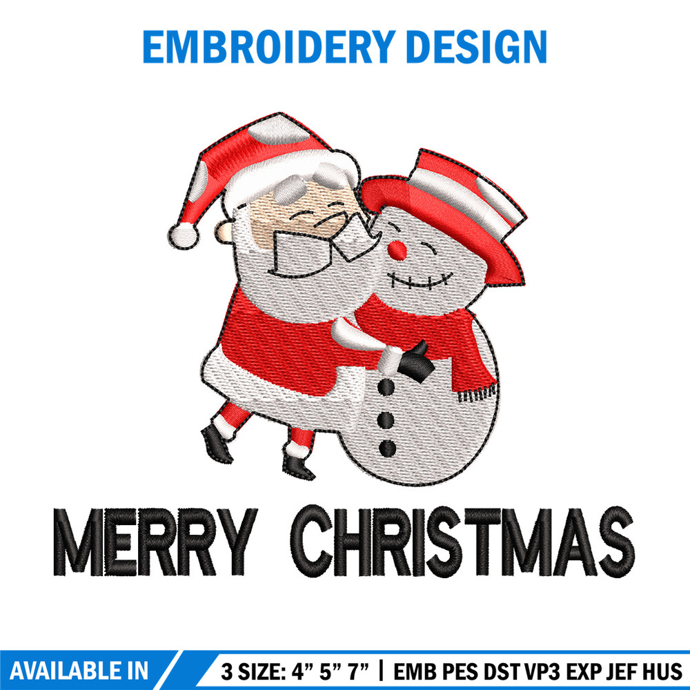 Satan snow man embroidery design, Chrismas embroidery, Emb design, Embroidery shirt, Embroidery file, Digital download.jpg