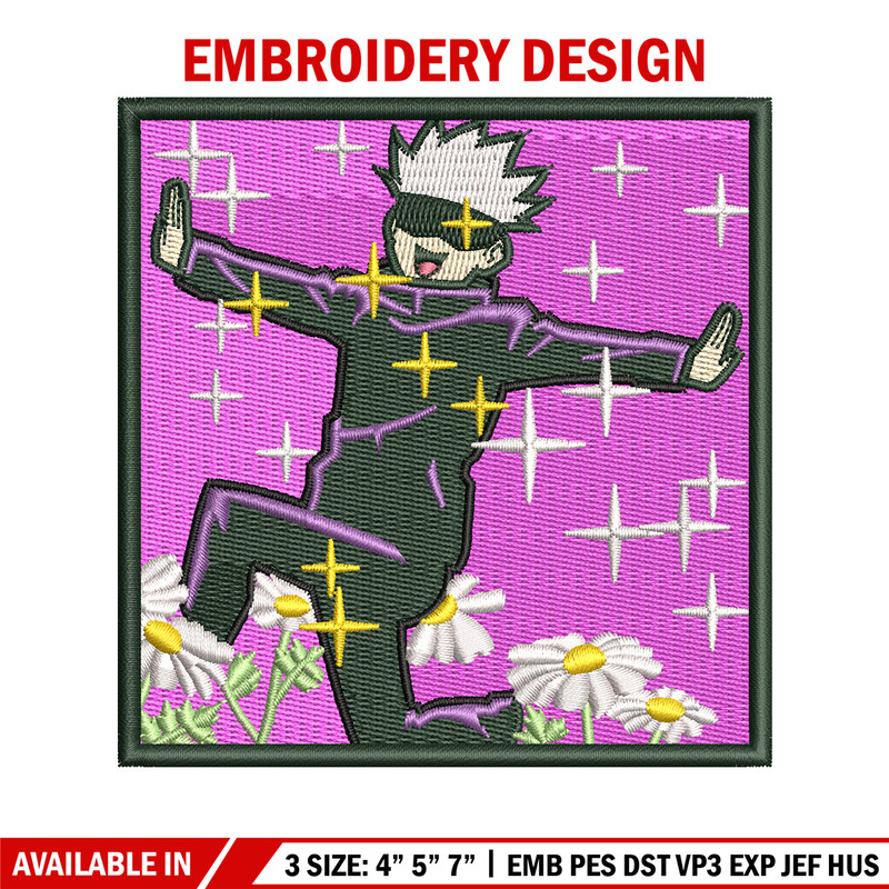 Satoru box embroidery design,Jujutsu kaisen embroidery, Nike design, Embroidery shirt, Embroidery file, Digital download.jpg