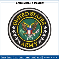 United States Army embroidery design, United States Army embroidery, logo design, embroidery file, Digital download.