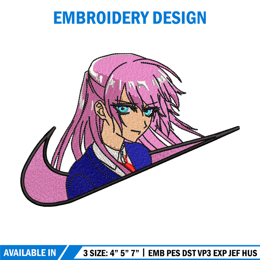 Shikimori san Nike embroidery design, Shikimori san embroidery, nike design, anime design, anime shirt, Digital download.jpg